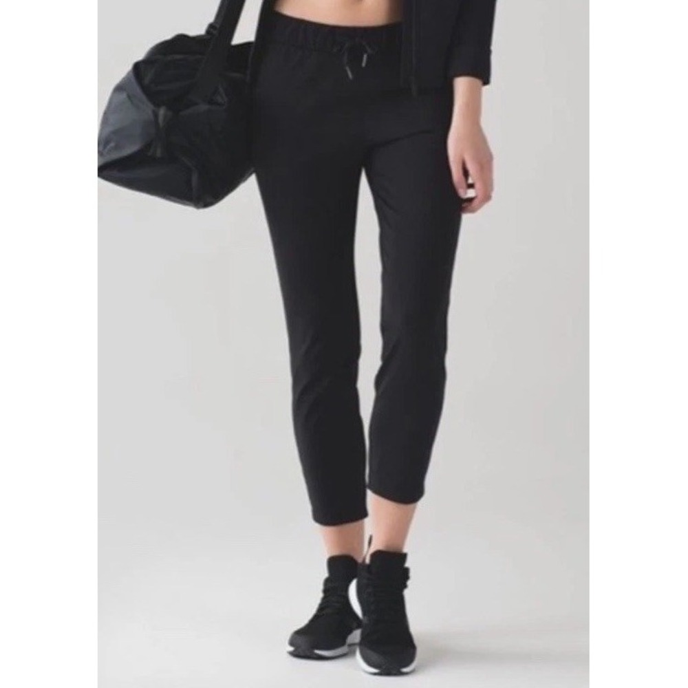 Lululemon On The Fly Pant *28"Black W5ALWS Full On Luxtreme Comfort Stretch Sz 4